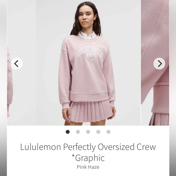 Lululemon Perfectly Oversized Crew Graphic - Picture 6 of 9